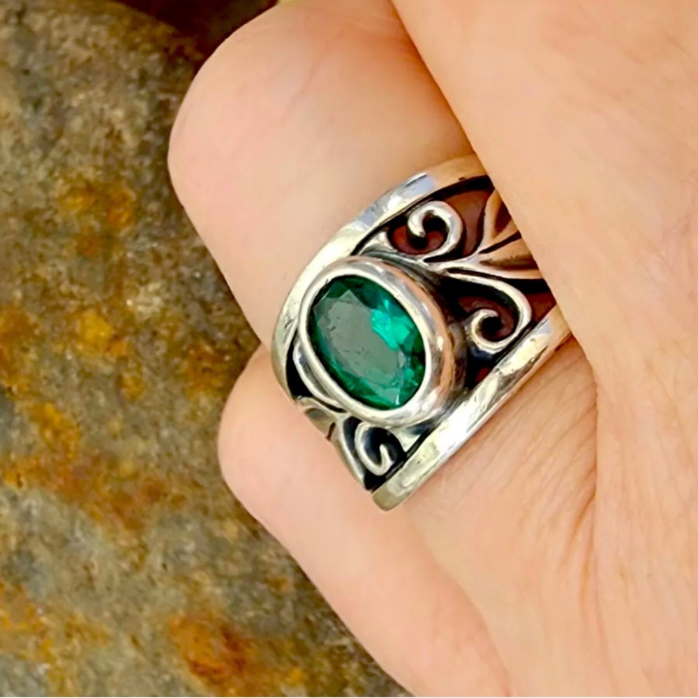 James Avery emerald ring